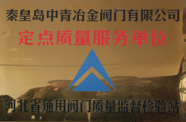 定点质量服务单位